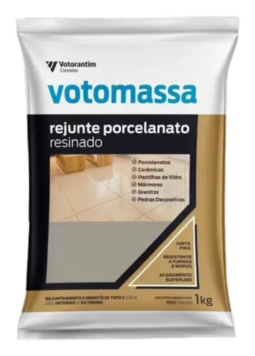 REJUNTE P/PORCELANATO PRETO 1KG