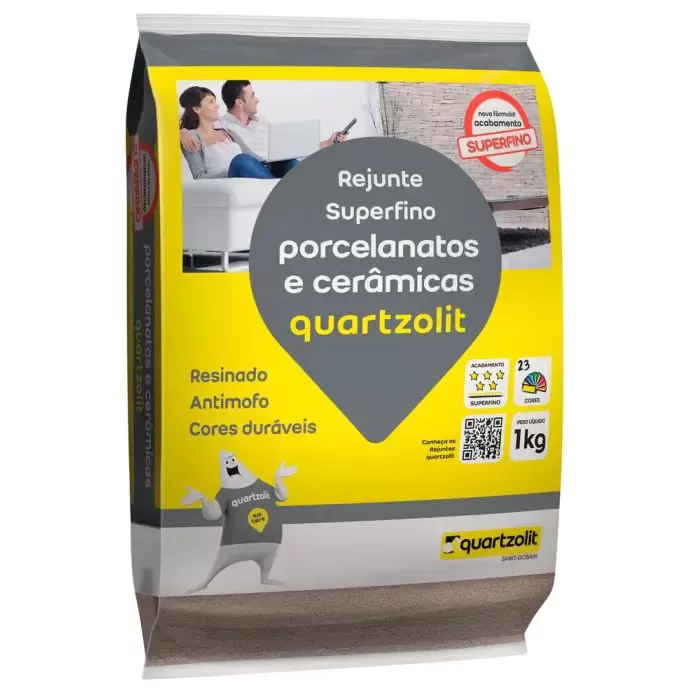 REJUNTE P/PORCELANATO BRANCO 1KG
