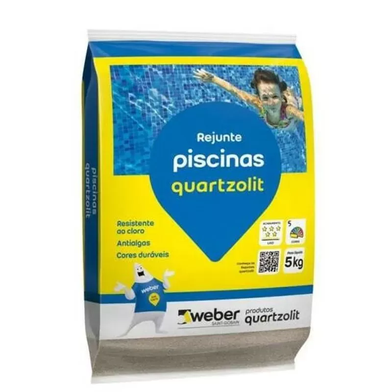 REJUNTE P/PISCINA CINZA PLATINA 5KG
